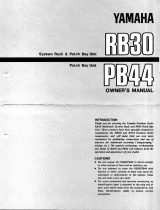 Yamaha PB44 Manualul proprietarului