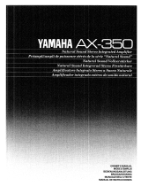 Yamaha AX-350 Manualul proprietarului