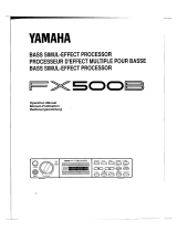 Yamaha FX500B Manualul proprietarului