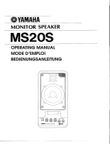 Yamaha MS20S Manualul proprietarului