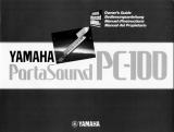 Yamaha PC-100 Manualul proprietarului