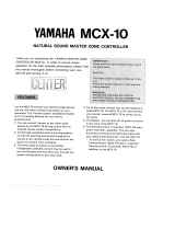 Yamaha MCX-10 Manualul proprietarului