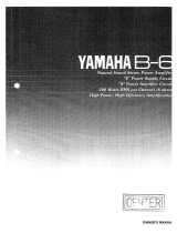 Yamaha B-6 Manualul proprietarului