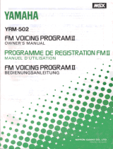 Yamaha YRM-502 Manualul proprietarului
