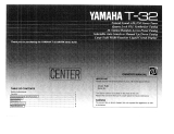 Yamaha T-32 Manualul proprietarului