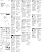 Sony MUC-M12SM2 Manualul proprietarului
