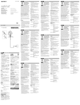 Sony MUC-S12SM1 Manualul proprietarului