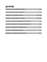 Gorenje BVX120WTS Manualul proprietarului