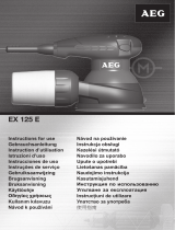 AEG EX 125 E Manualul proprietarului