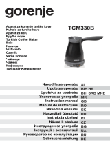 Gorenje TCM330B Manual de utilizare