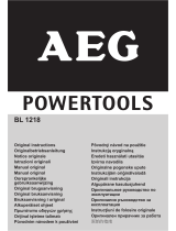 AEG BL 1218 Original Instructions Manual
