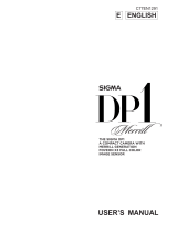 Sigma DP1 Merrill Manual de utilizare