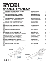 Ryobi RBV-2200 Manual de utilizare