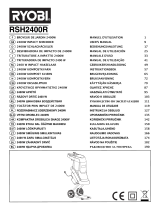 Ryobi RSH-2400R Manual de utilizare