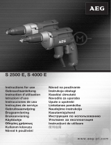 AEG S 2500 E Manualul proprietarului