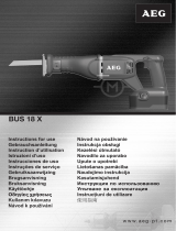 AEG BUS18/0 Manualul proprietarului