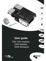 Triax TDH 700 Manual de utilizare
