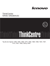 Lenovo ThinkCentre M58e Ghidul Utilizatorului