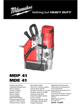 Milwaukee MDP 41 Original Instructions Manual