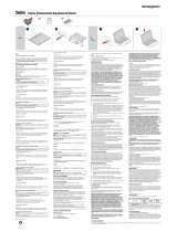 Lenovo ThinkPad Helix Enhanced Keyboard Dock Manual de utilizare