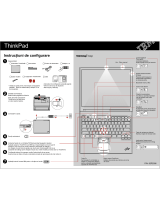 Lenovo ThinkPad T41P Instrucþiuni De Configurare