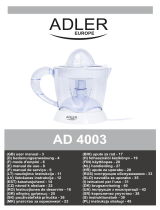Adler AD 4003 Instrucțiuni de utilizare