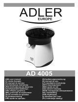 Adler AD 4005 Instrucțiuni de utilizare