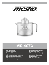 Mesko MS 4073 Instrucțiuni de utilizare