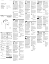 Sony MUC-M12SM1 Manualul proprietarului