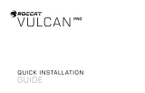 ROCCAT Vulcan Pro Ghid de instalare rapidă