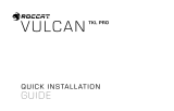 ROCCAT Vulcan TKL Pro Ghid de instalare rapidă