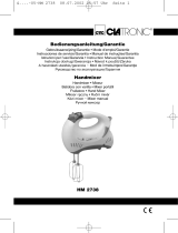 Clatronic HM 2738 Manualul proprietarului