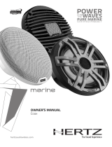 Hertz HMX 8 Marine Coax Speaker Manualul proprietarului