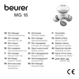 Beurer MG 16 Manualul proprietarului