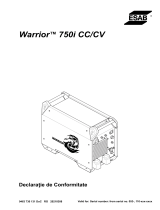 ESAB Warrior™ 750i CC/CV Declaratie de conformitate