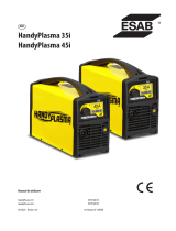 ESAB HandyPlasma 35i, HandyPlasma 45i Manual de utilizare