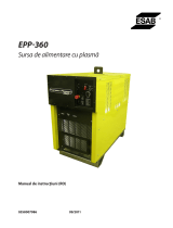 ESAB EPP-360 Plasma Power Source Manual de utilizare