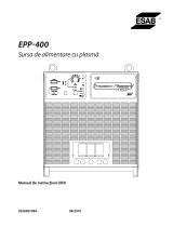 ESAB EPP-400 Plasma Power Source Manual de utilizare