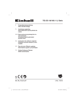 EINHELL Expert TE-CS 18/165-1 Li Manual de utilizare