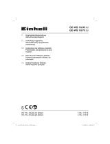 EINHELL GE-WS 18/35 Li-Solo Manual de utilizare