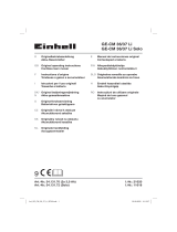 EINHELL Expert GE-CM 36/37 Li (2x3,0Ah) Manual de utilizare