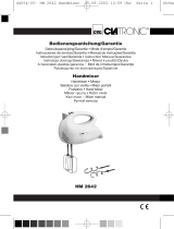 Clatronic HM 2642 Manualul proprietarului