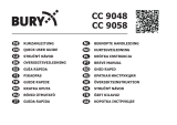 BURY CC 9058 Manualul proprietarului