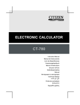 Citizen CT-780 Manualul proprietarului
