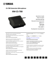 Yamaha CS-700 Manualul utilizatorului