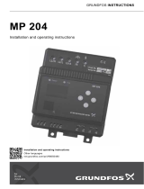 Grundfos MP 204 Installation And Operating Instructions Manual