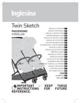 mothercare Inglesina Sketch Twin Stroller 0716918 Manualul utilizatorului