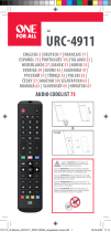Emos URC-4911 TV Replacement Remote Manual de utilizare