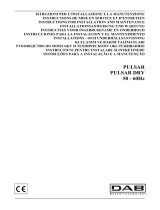 DAB PULSAR DRY 50/50 Instruction For Installation And Maintenance