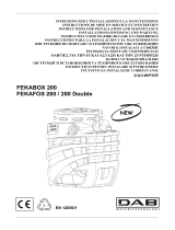 DAB FEKAFOS 280 Instruction For Installation And Maintenance